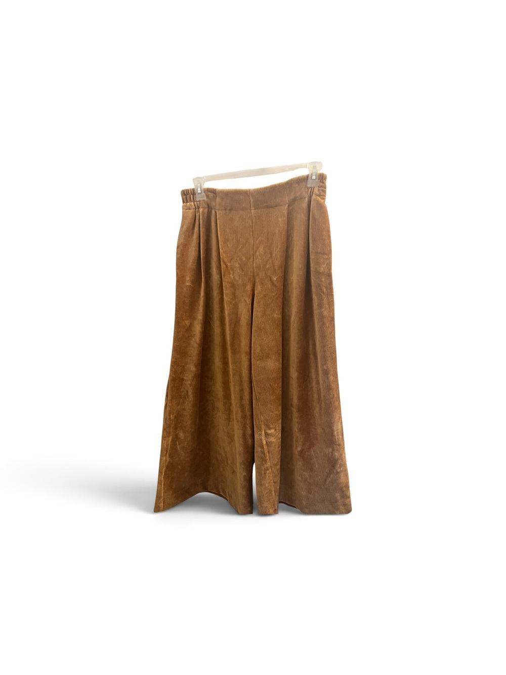 Madewell Texture &  Thread Brown Pleated Wide Leg Pants